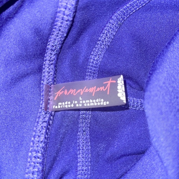 Free People Movement High Rise Leggings - Large Lavender Purple - Picture 8 of 9